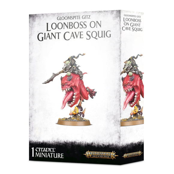 Age of Sigmar Gloomspite Gitz Loonboss on Giant Cave Squig Home page Games Workshop   