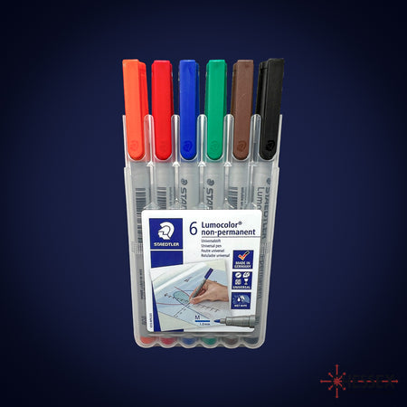 Chessex Medium Tip Wet Erase Gaming Mat Markers 6-Pack (03156) Supplies Chessex   