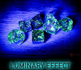 Chessex Nebula Oceanic/Gold 7ct Polyhedral Set (27556) Dice Chessex