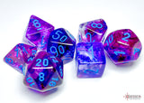 Chessex Nebula Nocturnal/Blue 7ct Polyhedral Set (27557) Dice Chessex   
