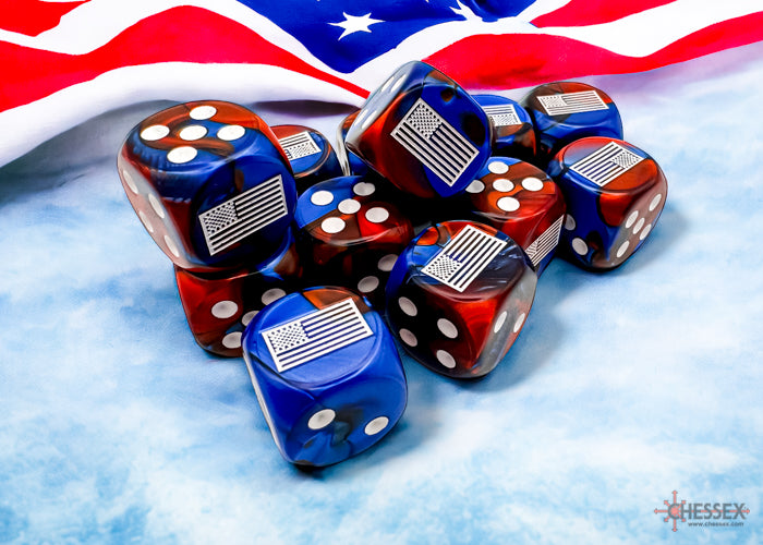 Chessex Historical War Games Gemini 12D6 Dice Sets (4 options) Dice Chessex 16mm GE United States  