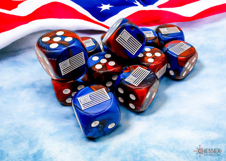 Chessex Historical War Games Gemini 12D6 Dice Sets (4 options) Dice Chessex 16mm GE United States  