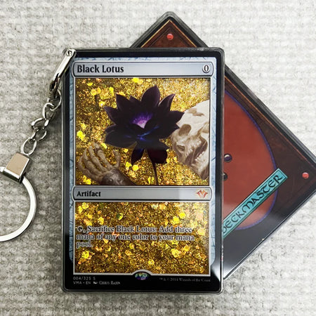 Keychain Monster TCG ART Keychains Keychain Monster Black Lotus
