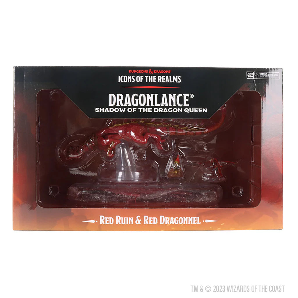 D&D Dragonlance: Red Ruin & Red Dragonnel Miniatures WizKids
