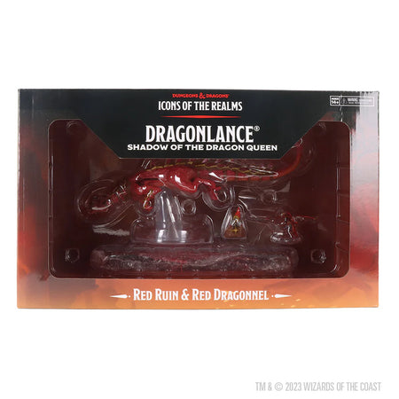 D&D Dragonlance: Red Ruin & Red Dragonnel Miniatures WizKids