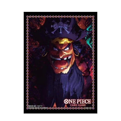 One Piece TCG 70ct Official Sleeves Assortment Limited Edition Version 3 (2 options) Supplies Bandai OP DPLE3 Marshall Teach