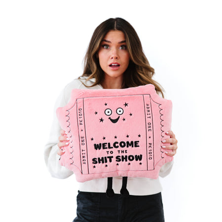 Punchkins Pillow Welcome to the Sh*t Show Funny Plushie Plushes Punchkins   