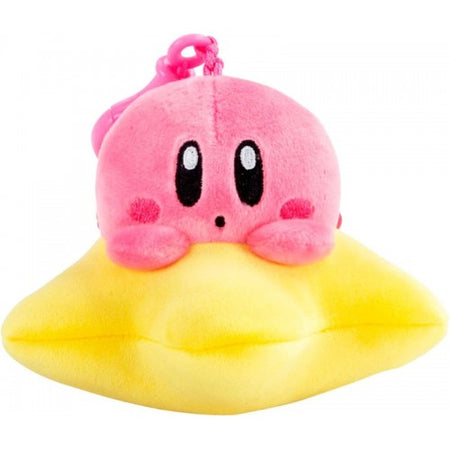 Kirby Clip-On Mini Plushes (3 options) Plushes TOMY International Kirby on Warp Star  