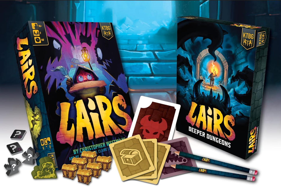 Lairs Kickstarter Bundle Board Games Kids Table Board Games Lairs KS Bundle