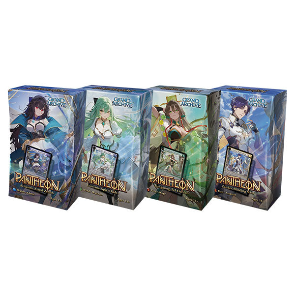 Grand Archive TCG: Radiant Origins- Pantheon Deck Set (4 Decks) Trading Card Games Weebs of the Shore