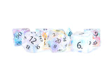PREMIUM Engraved Gemstone Dice Dice FanRoll by Metallic Dice Games   