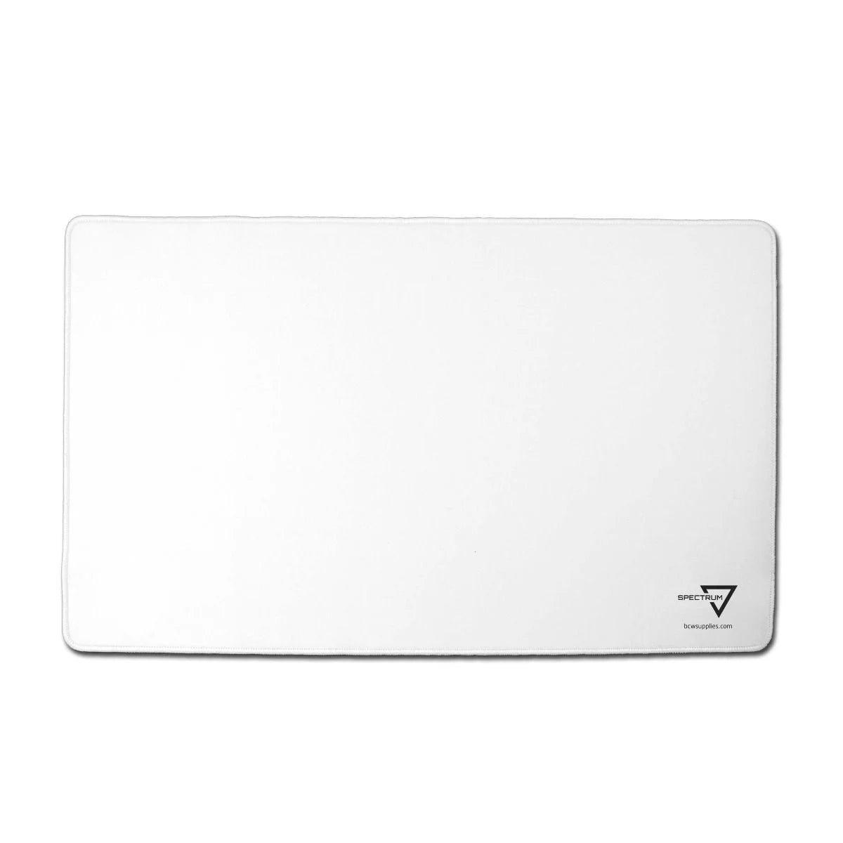 BCW Supplies Spectrum Stitched Playmat - White Supplies BCW