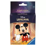 Disney Lorcana 65ct Sleeves: First Chapter & Rise of the Floodborn (5 options) Supplies Ravensburger DP 1CH Mickey Mouse