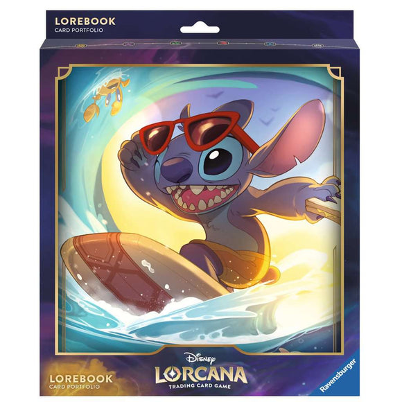Disney Lorcana 4pkt Stitch Lorebook Supplies Ravensburger   
