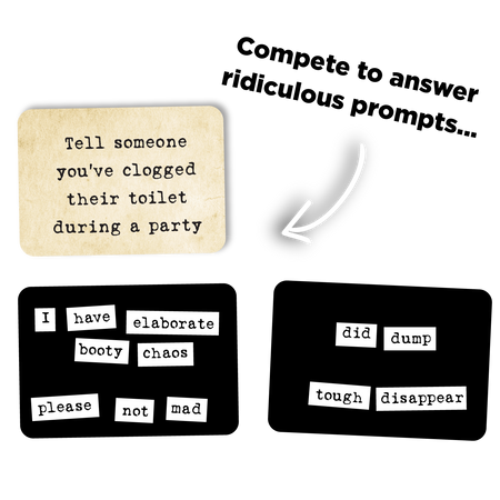 Ransom Notes: The Ridiculous Word Magnet Game Party Games Very Special Games