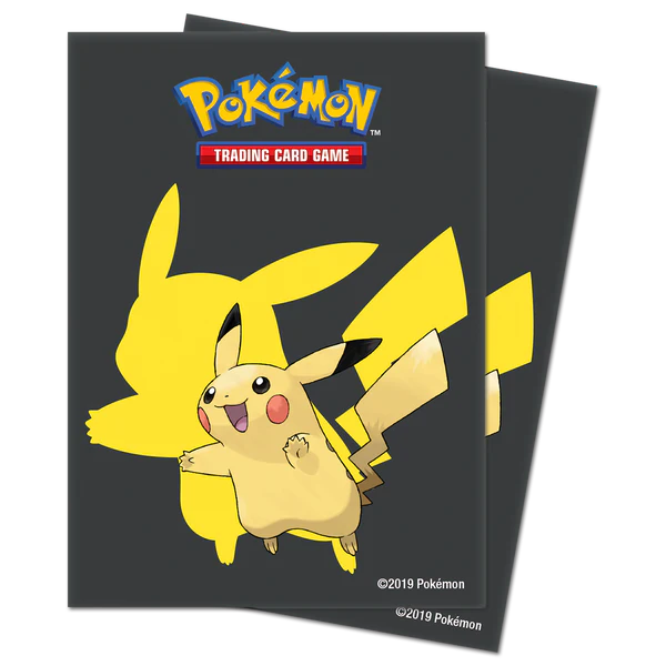 Pokemon Standard Deck Protector Sleeves: Pikachu 65ct Supplies Ultra Pro   