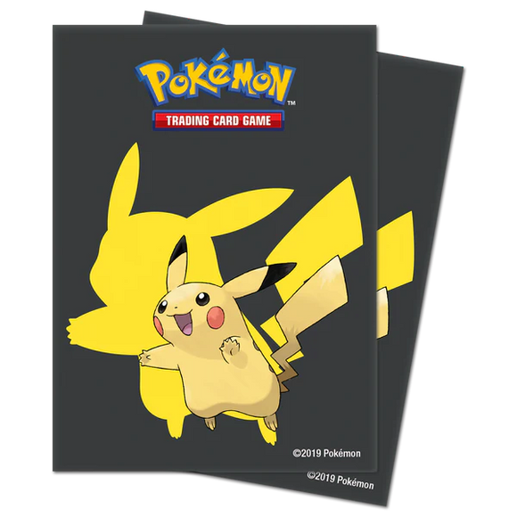 Pokemon Standard Deck Protector Sleeves: Pikachu 65ct Supplies Ultra Pro   