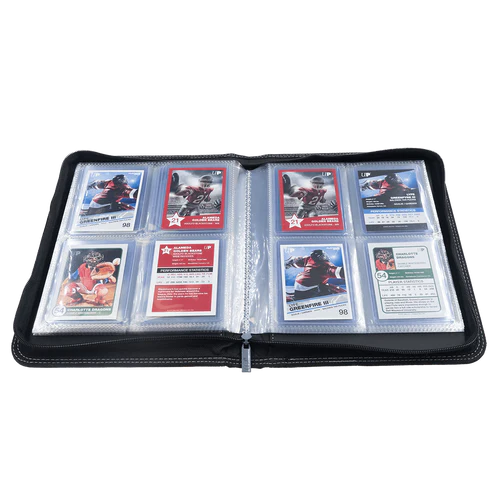 Ultra Pro: 4-Pocket Toploader Zippered Premium Pro Binder Supplies Ultra Pro   