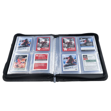 Ultra Pro: 4-Pocket Toploader Zippered Premium Pro Binder Supplies Ultra Pro   