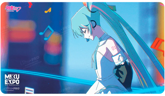 Hatsune Miku 10th Anniversary Playmat (3 options) Supplies Ultra Pro PM Hatsune Miku Patience  
