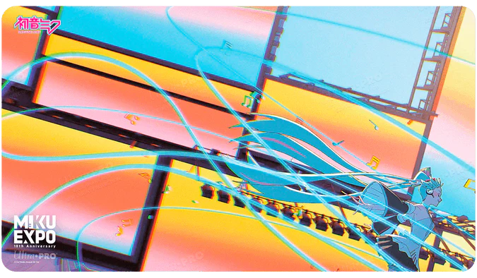 Hatsune Miku 10th Anniversary Playmat (3 options) Supplies Ultra Pro PM Hatsune Miku Stream  