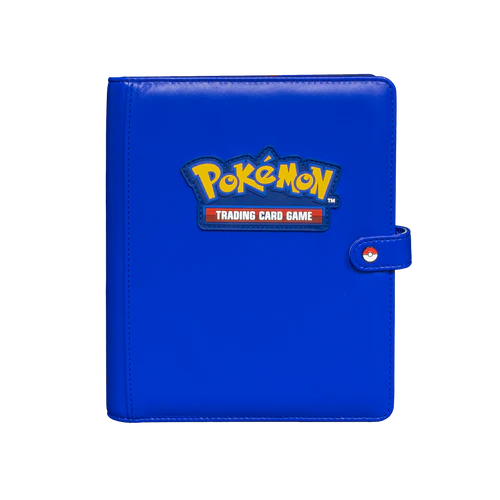 Pokemon Premium 4-Pocket Snap Binder (2 Options) Supplies Ultra Pro 4pkt Pokemon Blue Snap