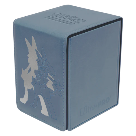 Pokemon Elite Series Alcove Flip Deck Box: Lucario Supplies Ultra Pro   