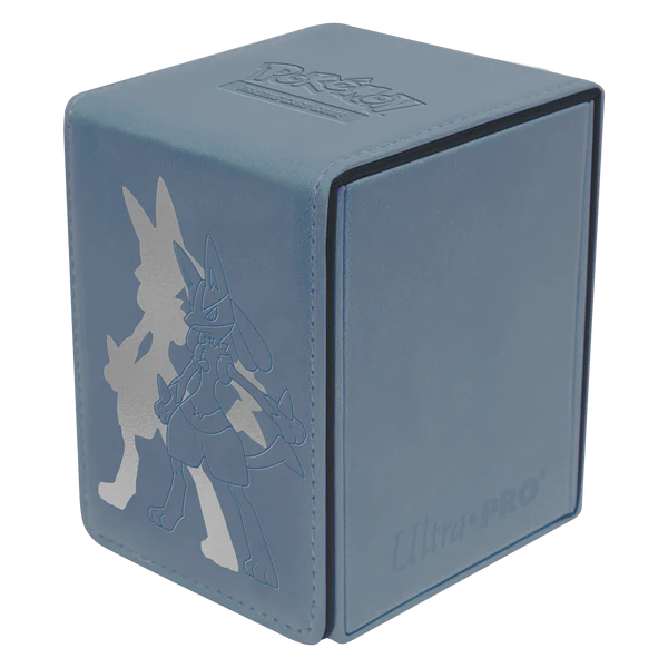 Pokemon Elite Series Alcove Flip Deck Box: Lucario Supplies Ultra Pro   