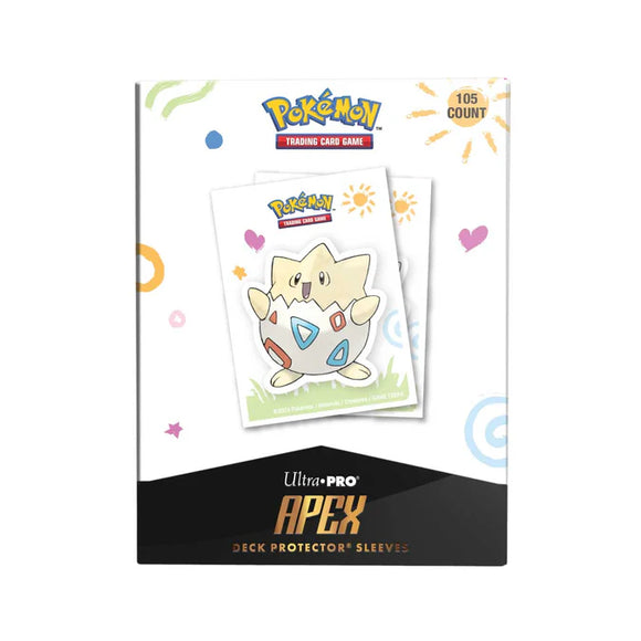 Pokemon 105ct Apex Deck Protector - Togepi Supplies Ultra Pro