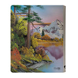 Bob Ross Mighty Mountain Lake 9-Pocket Premium Zippered Pro Binder Supplies Ultra Pro