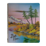 Bob Ross Mighty Mountain Lake 9-Pocket Premium Zippered Pro Binder Supplies Ultra Pro