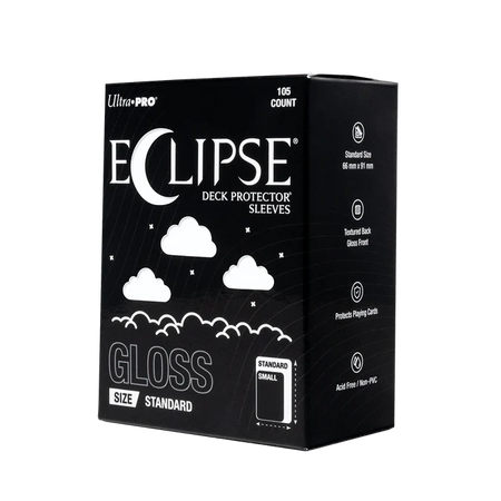 Eclipse Sleeves: Standard Gloss Deck Protectors Supplies Ultra Pro Eclipse DP GLS WHT