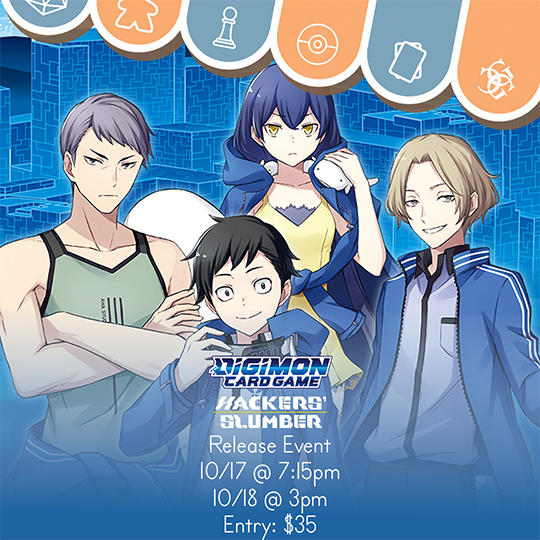 Digimon Hacker's Slumber [BT-23] Release Events Events Common Ground Games