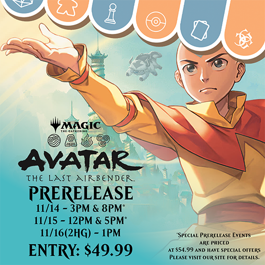 MTG: Avatar: The Last Airbender Prerelease - (Zuko) | 11/15 @ Noon Events Common Ground Games