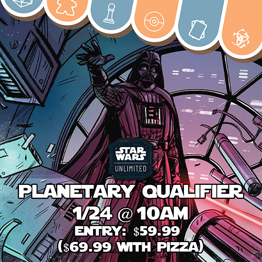 Star Wars Unlimited Planetary Qualifier Secrets of Power I 1/24 Common Ground Games