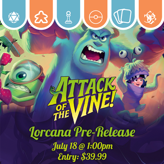 Disney Lorcana - Attack of the Vine Pre-Release Events Common Ground Games