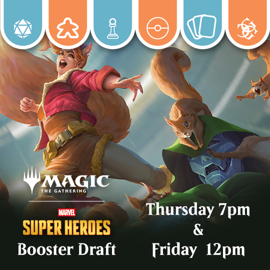 [QC] - Thursday 7PM - MTG - Marvel Super Heroes Booster Draft Events Common Ground Games
