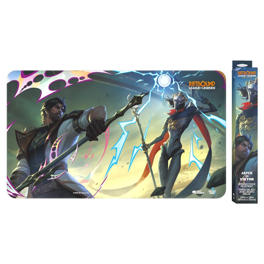 RIFTBOUND TCG: LEAGUE OF LEGENDS: SET 4 VENDETTA PLAYMAT (4 OPTIONS) Trading Card Games UVS Games RB PM JACE VS VIK