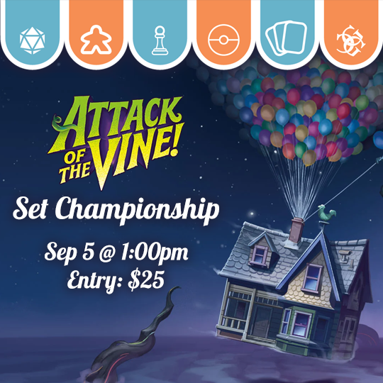 Lorcana - Attack of the Vine Set Championship Events Common Ground Games