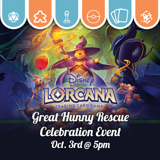 Disney Lorcana - Great Hunny Rescue Celebration Event - 10/3/2026 Events Common Ground Games