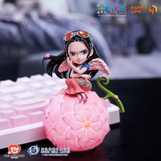 One Piece Devil Fruit Series Chopper Voice-Activated Night Lamp Toys Pepper Joy OP Robin Devil Fruit Night Lamp
