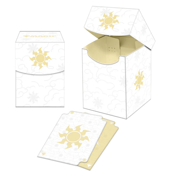 MTG Mana 8 100+ Deck Box (6 options) Supplies Ultra Pro DB Mana 8 Plains  