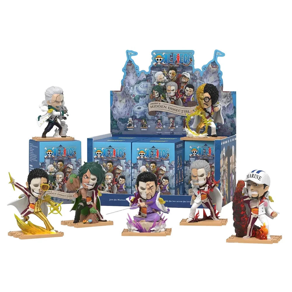 Mighty Jaxx One Piece Vol. 8 Character Half-Dissected Navy Series Mystery Box Toys LuminaToyz