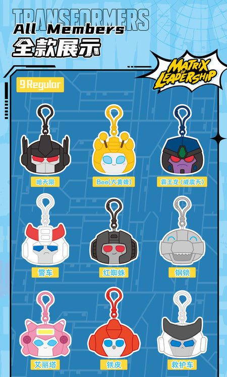 Transformers Plush Keychain Series 2 Blind Box Toys Pepper Joy Transformers S2 BB
