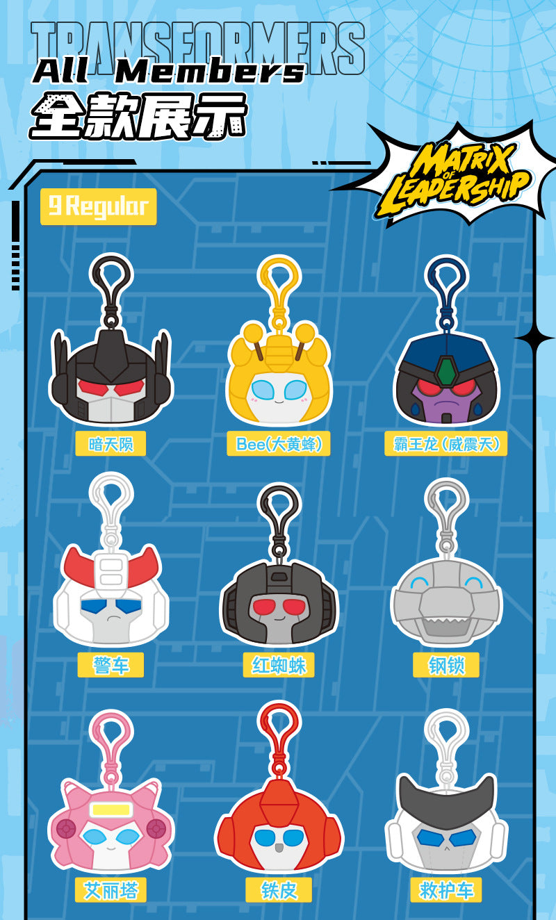 Transformers Plush Keychain Series 2 Blind Box Toys Pepper Joy Transformers S2 BB