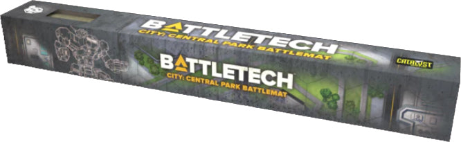 BattleTech BattleMat: City Central Park/Shopping District RPG Maps Catalyst Game Labs