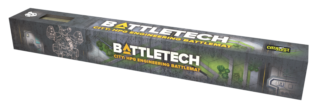 BattleTech BattleMat: City HPG Engineering RPG Maps Catalyst Game Labs