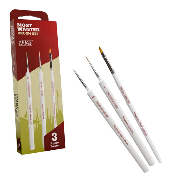 Most Wanted Brush Set Supplies Army Painter Most Wanted Brush Set