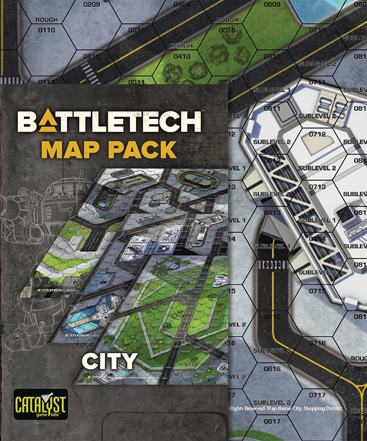 BattleTech Map Pack - City RPG Maps Catalyst Game Labs