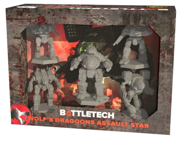 BattleTech: Miniature ForcePack - Wolf's Dragoons Assault Star Miniatures Catalyst Game Labs
